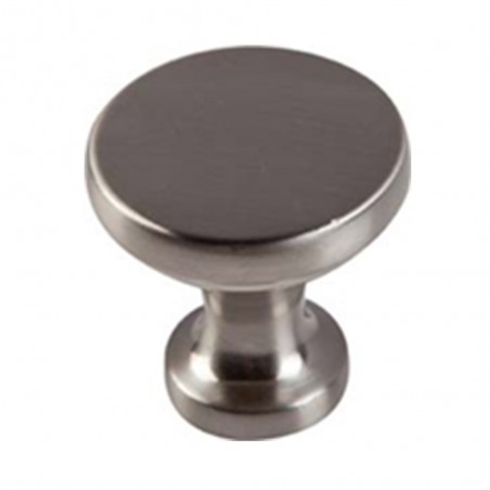 Bouton D38 nickelé satiné
