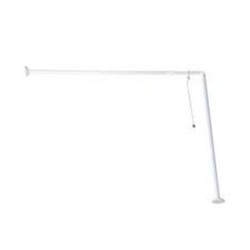 Barre d'angle de douche 80x94/180 alu Blanc + fix câble  box6 -  - meilleure qualité