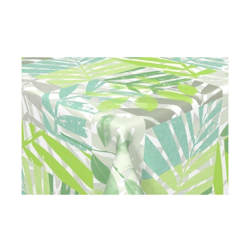 Nappe toile cirée véniline LEAVES M/L R:20Mx140cm -  - meilleure qualité