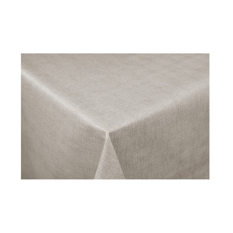 Nappe toile cirée véniline Linen Taupe M/L   R:20Mx140cm -  - meilleure qualité