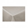 Nappe toile cirée véniline Linen Taupe M/L   R:20Mx140cm -  - meilleure qualité