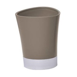 Gobelet de salle de bains taupe PP chromébox12