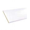 Tablette panneau mélaminé 2500x300x18mm blanc 2 chants
