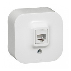 Prise RJ45 catégorie 5E UTP blanc FORIX