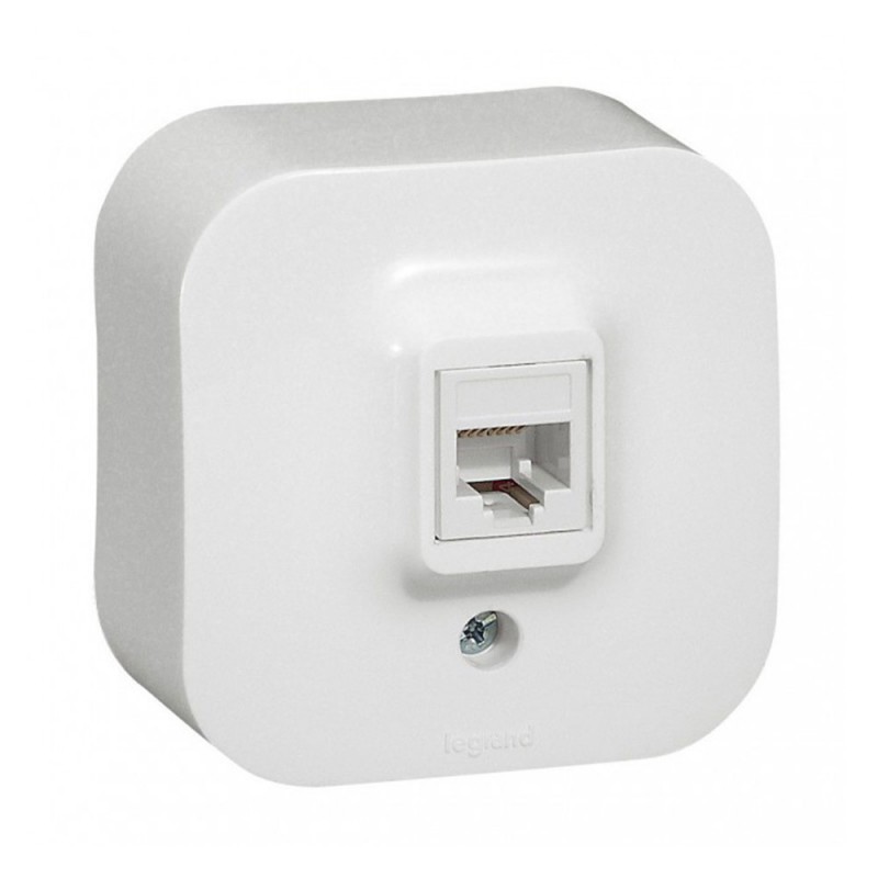 Prise RJ45 catégorie 5E UTP blanc FORIX