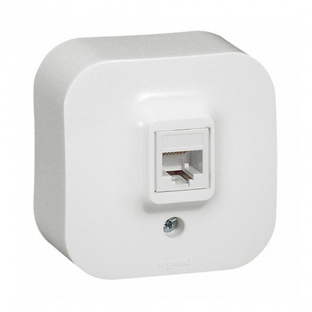 Prise RJ45 catégorie 5E UTP blanc FORIX