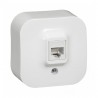 Prise RJ45 catégorie 5E UTP blanc FORIX