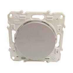 Interrupteur va-et-vient 10A alu Odace