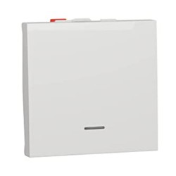 Interrupteurva-et-vient avec témoin lumineux 10A Rap 2m blanc UNICA