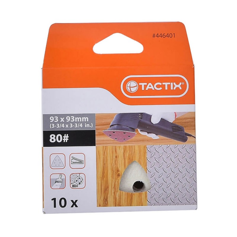 Disque triangle 93x93mm grain 80*