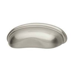 Poignée cuvette acier mat 86mm