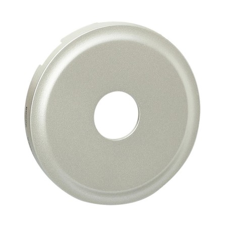 Enjoliveur titane prise simple TV ou sat Céliane*