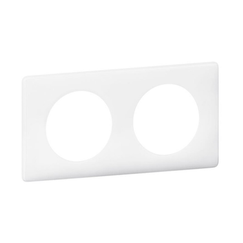 Plaque 2 postes blanc yesterday Céliane*