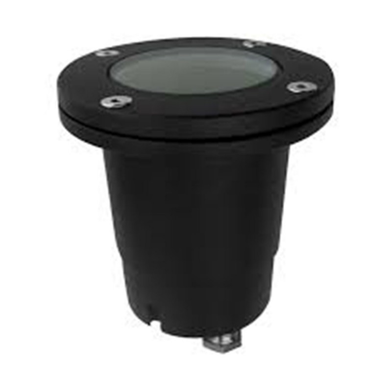 Spot sol noir GU10 50w max TIDIAN