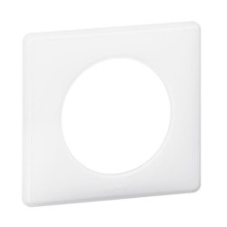 Plaque neutre 1p blanc Céliane*