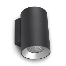 Applique extérieur noir LED COSMOS 105w 100-240V h172 d85-IP66 IK07