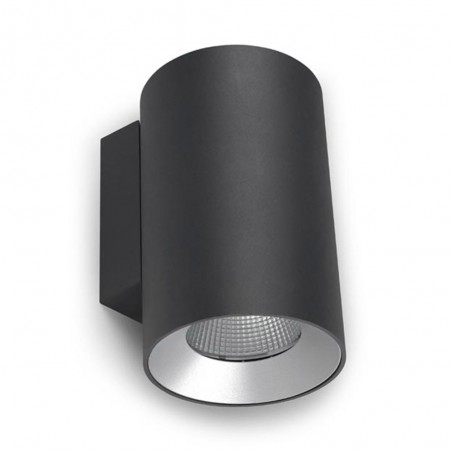 Applique extérieur noir LED COSMOS 105w 100-240V h172 d85-IP66 IK07