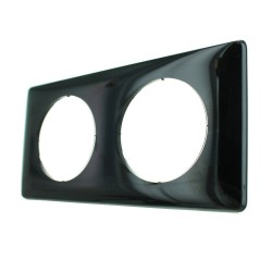 Plaque 2 postes noir Céliane*