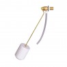 Robinet latéral WC flotteur à levier 3-8 box1-7
