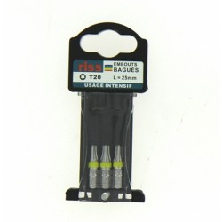 Embouts bagués 25mm