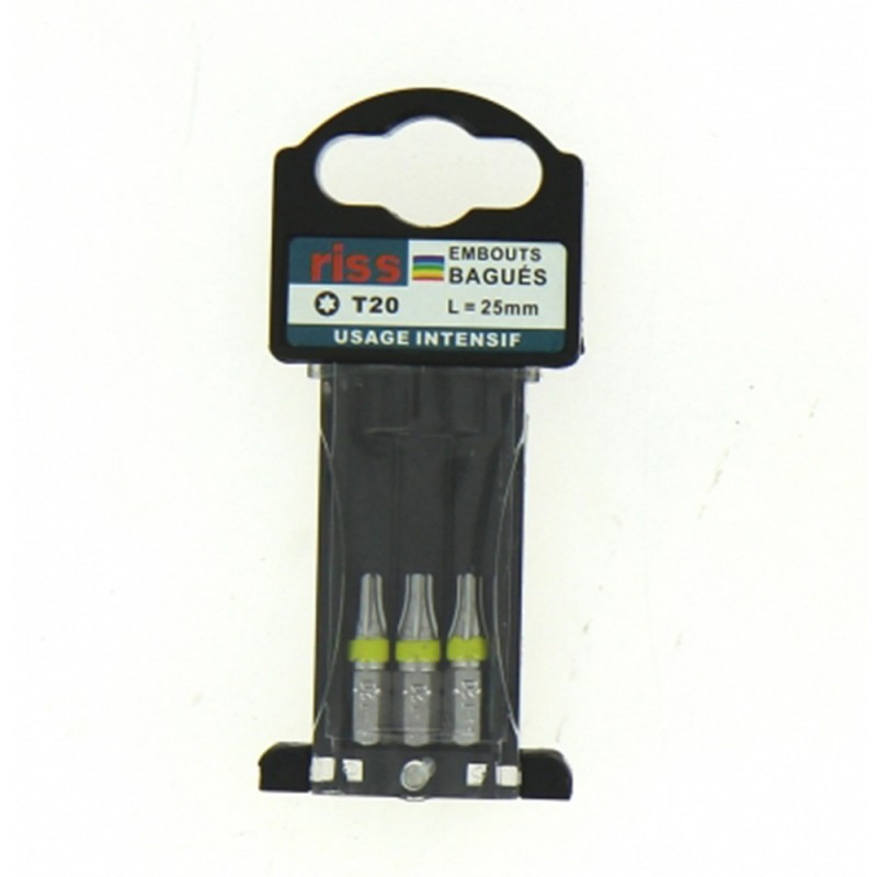 Embouts bagués 25mm