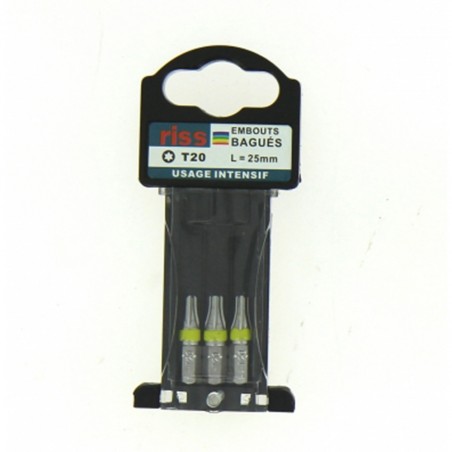 Embouts bagués 25mm