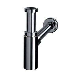 Siphon lavabo Lineis réglable laiton chromé Premium