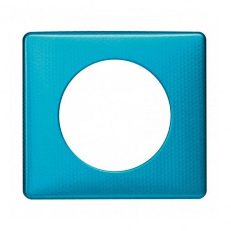 Plaque 1 poste bleue Céliane*