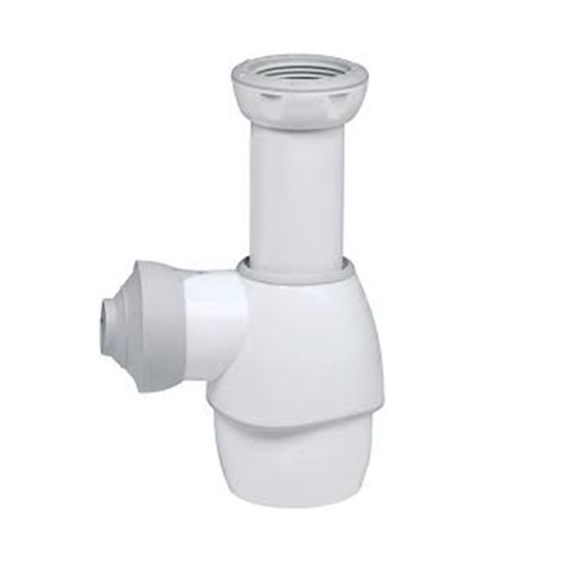 Siphon lavabo évier tout en un blanc sac box01-60