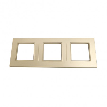 Plaque Bella 43Champagne 2+2+2 modules