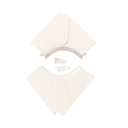 Angle interieur clipsable pour moulure 50x105