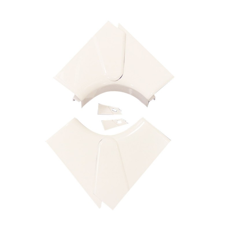 Angle interieur clipsable pour moulure 50x105