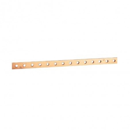 Barre cuivre a trous 12x4mm