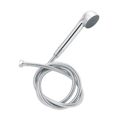 Douchette EMERAUDE 1F + flexible inox 150cm + support uc01-3