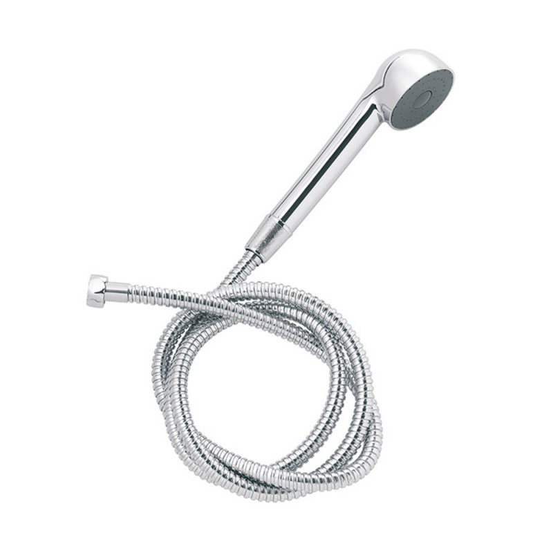 Douchette EMERAUDE 1F + flexible inox 150cm + support uc01-3