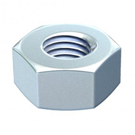 Ecrou sécurité nylstop ZBlanc 8mm