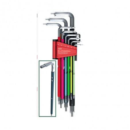 jeu de 9 Clés Torx support articulé