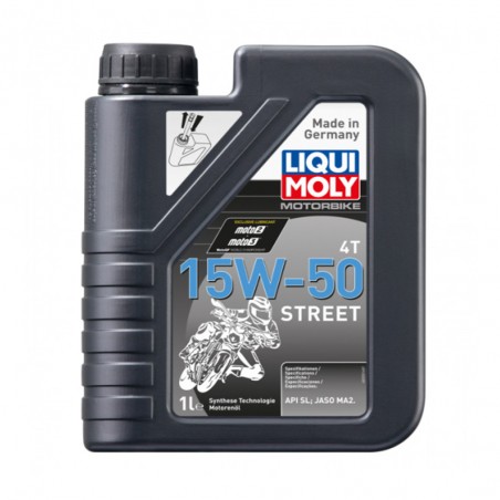 Huile moteur 4 temps Motorbike-Scooter street 15W50 1L