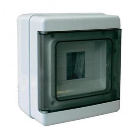 Coffret de distribution montage en saillie étanche ip65 4 modules