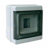 Coffret de distribution montage en saillie étanche ip65 4 modules