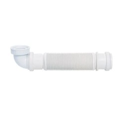 Douchette émeraude 1f + flexible pvc blanc 150cm + support u