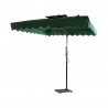 Parasol déporté vert 2.5x2.5m -  - meilleure qualité