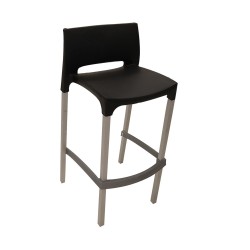Tabouret de bar Pippa noir -  - meilleure qualité