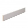 Plinthe Arrondi M.D.F Prépeint Blanc 14X80 2M44 5Lgs