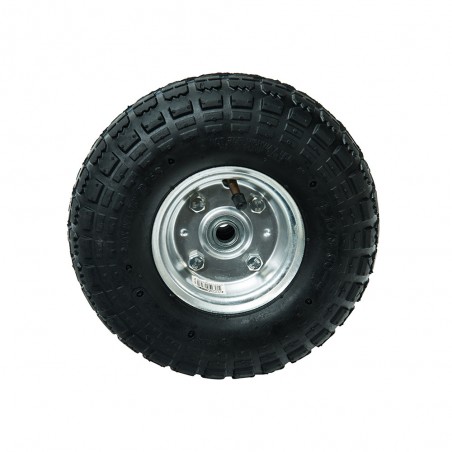 Roue gonflable 10 D260mmx16mm axe déporté