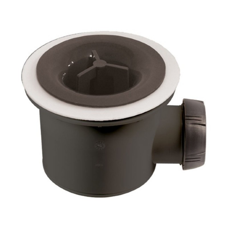 Bonde tourbillon horizontale pour receveur design ou à carré