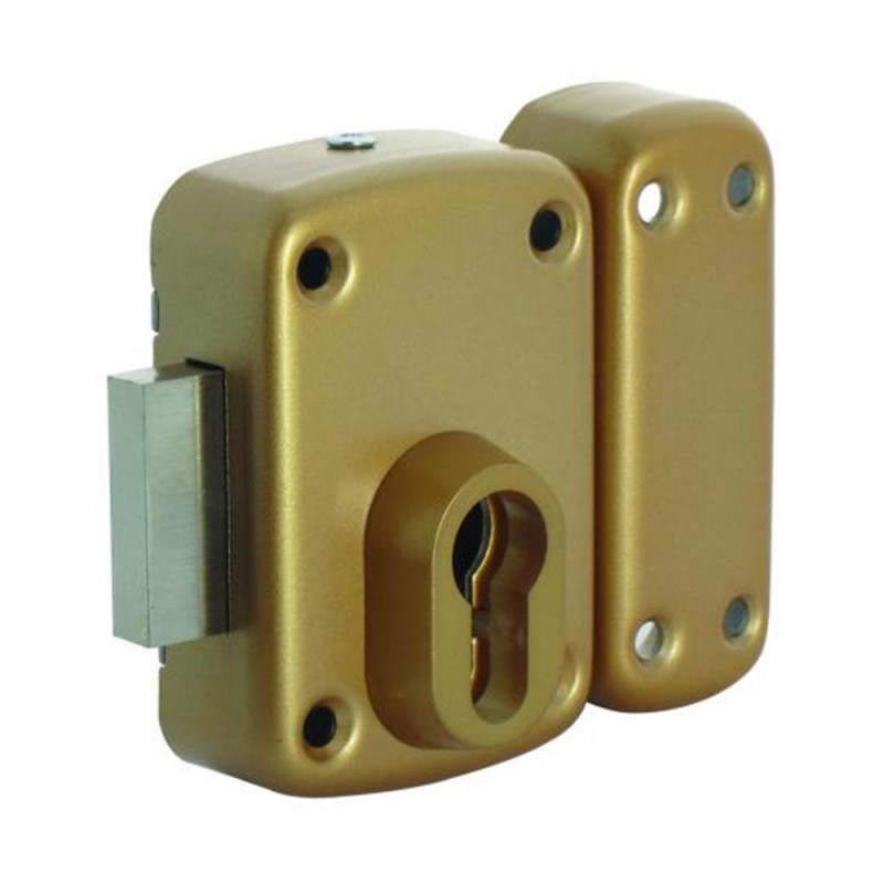 Verrou à cylindre profil Arnov pêne 110mm GB SS