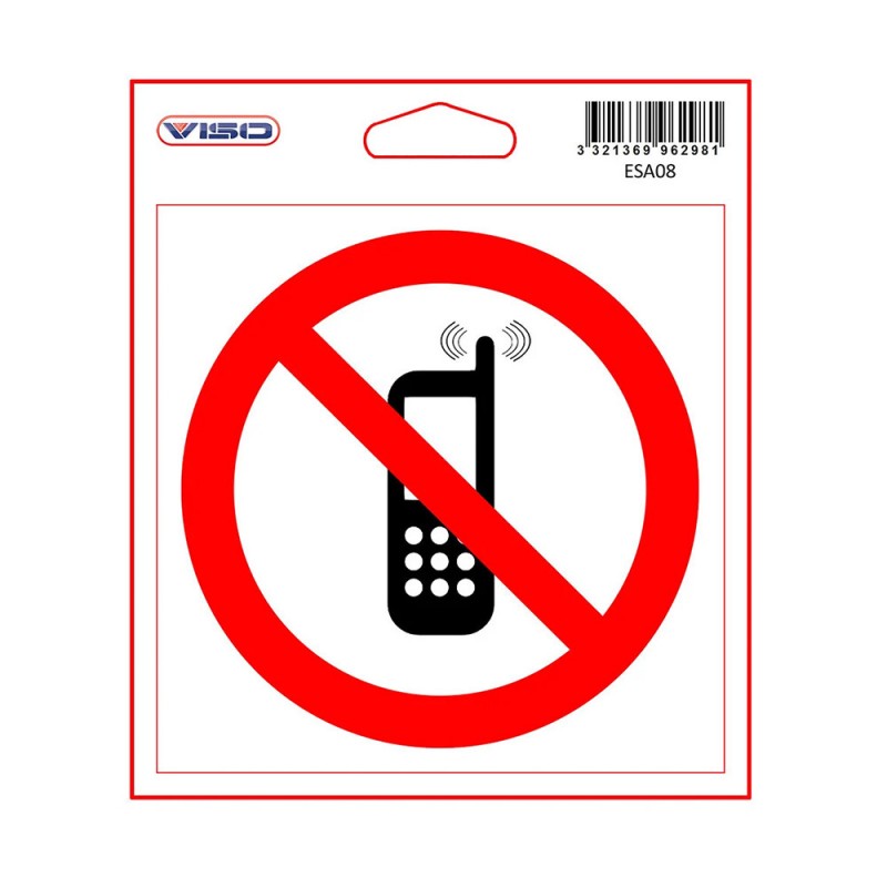 Adhésif PORTABLE INTERDIT 115x115