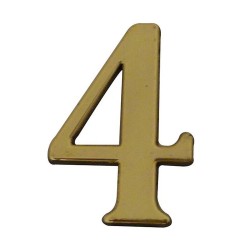 Adhésif N°4 plastique doré H40mm