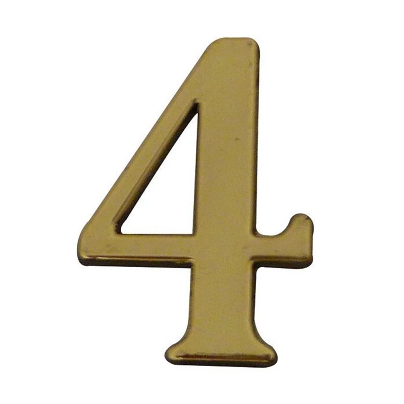 Adhésif N°4 plastique doré H40mm